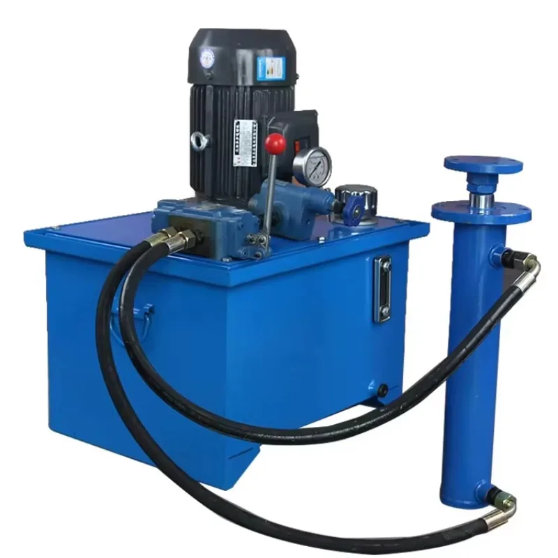 

Multifunctional hydraulic station: with hydraulic cylinder and air cooler