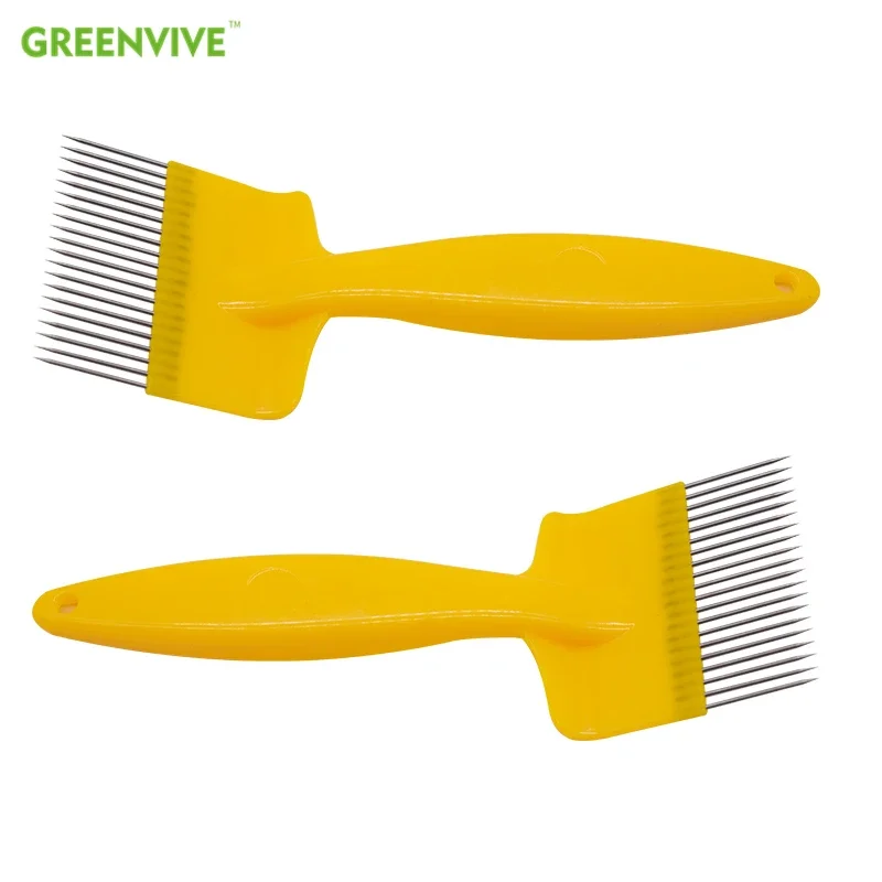 Beekeeping Tools 20 Needle Uncapping Fork Stainless Steel Honey Comb Scratcher Apiculture Cut Honey Fork Shovel Bee Equipment