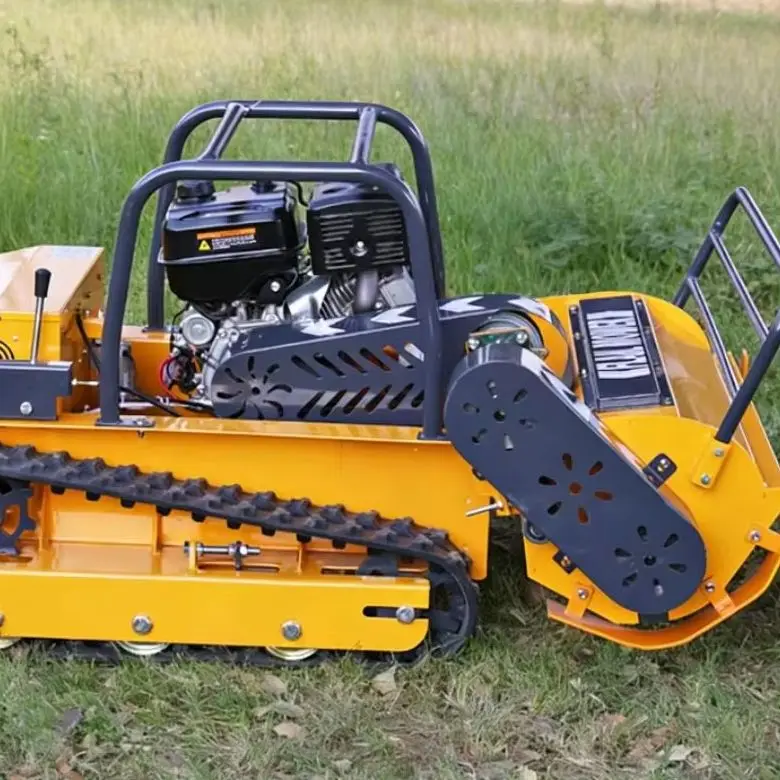 

Customized lawn mowers for sale Long Working Time Lawn Mower Robot Low Maintenance Remote Control Garden Flail Mower