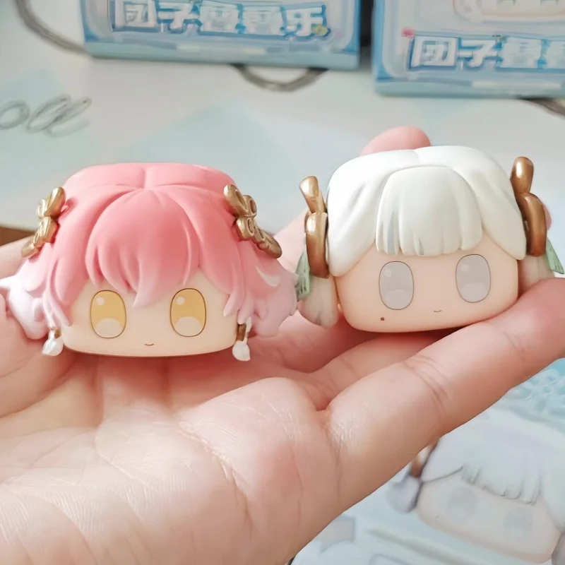 

Горячая оригинальная Goodsfun Wuthering Waves, клецки, штабелирование, слепая коробка, кукла из бисера Moe, Cartethyia, загадочная коробка, Jiyan Cantella, подарочная игрушка