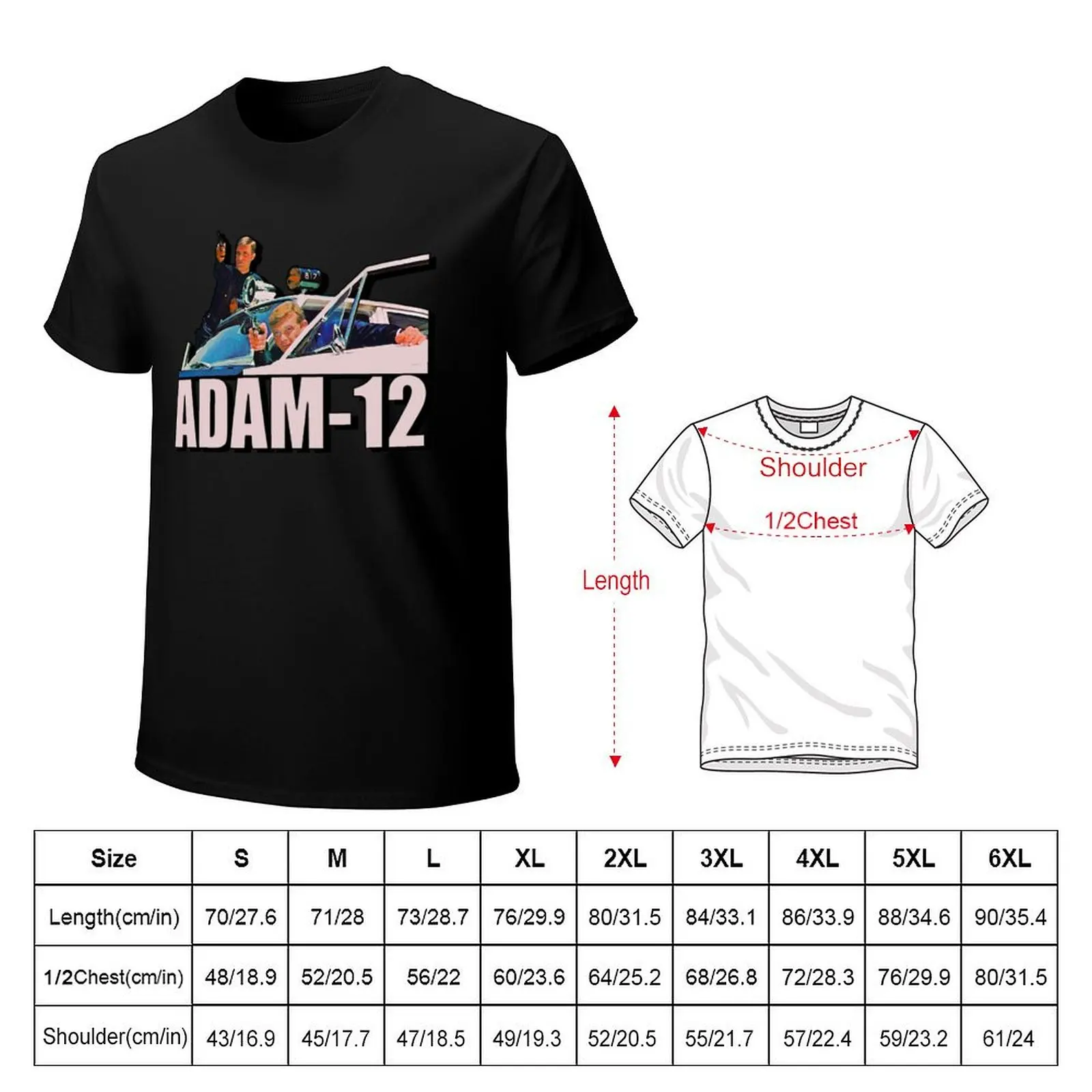 Retro one Adam 12 Tribute T-Shirt custom t shirt animal prinfor boys men graphic t shirts