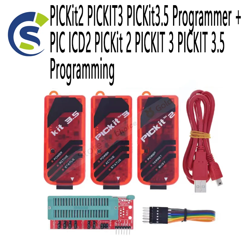 Adapter uniwersalny programator Seat PICKit2 PICKIT3 5 + PIC ICD2 PICKit 2 PICKIT 3 PICKIT 3.5 programowanie