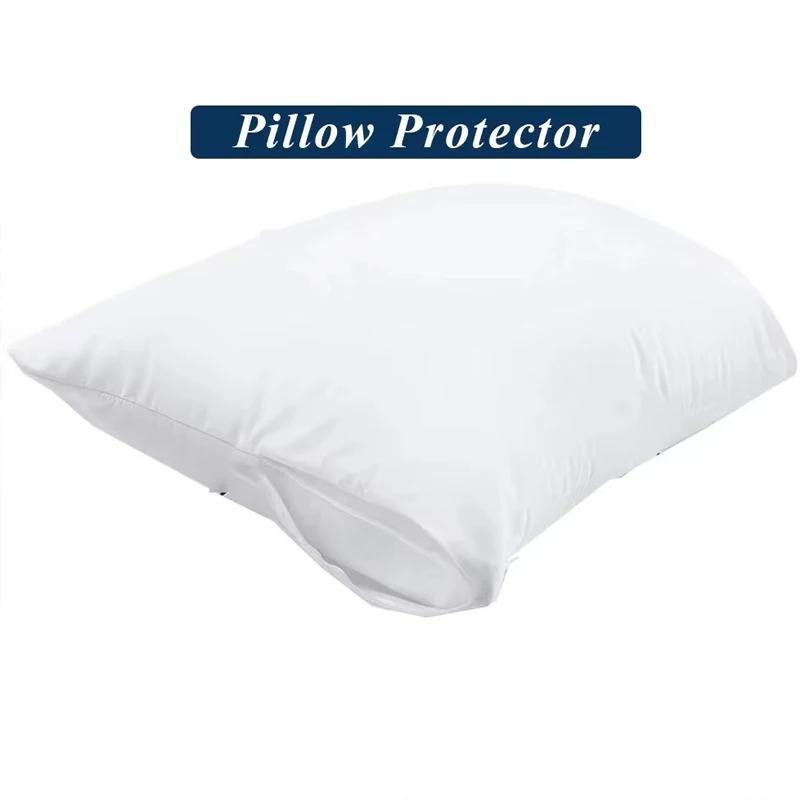 Smooth Pillow Protector 1PC 50x70cm Pillow Cover [Bed Bug Lock]