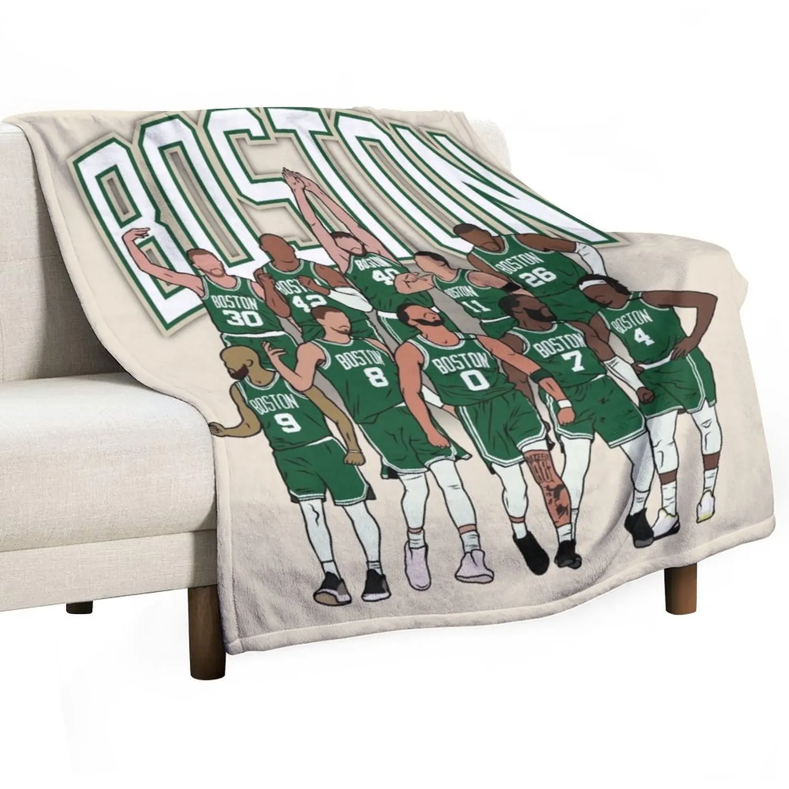 Boston 2023-24 Championship Throw Blanket Single Blankets For Bed anime Bed covers Personalized Gift Cute Blankets