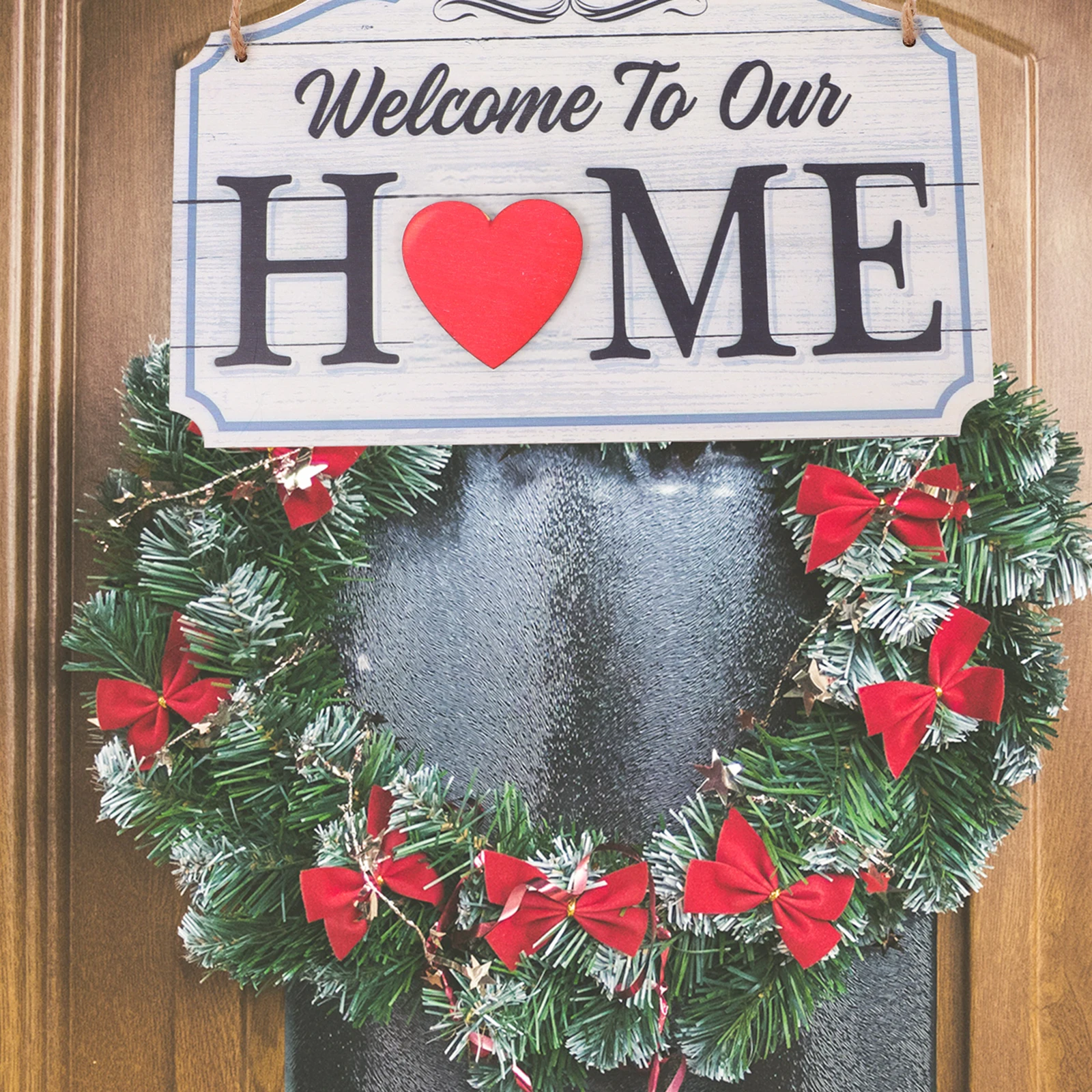 

Creative Wooden Plaque Hanging Decorations Home Wall Party Door Rustic Ornament Pendant Chic Welcome Sign Shop Window
