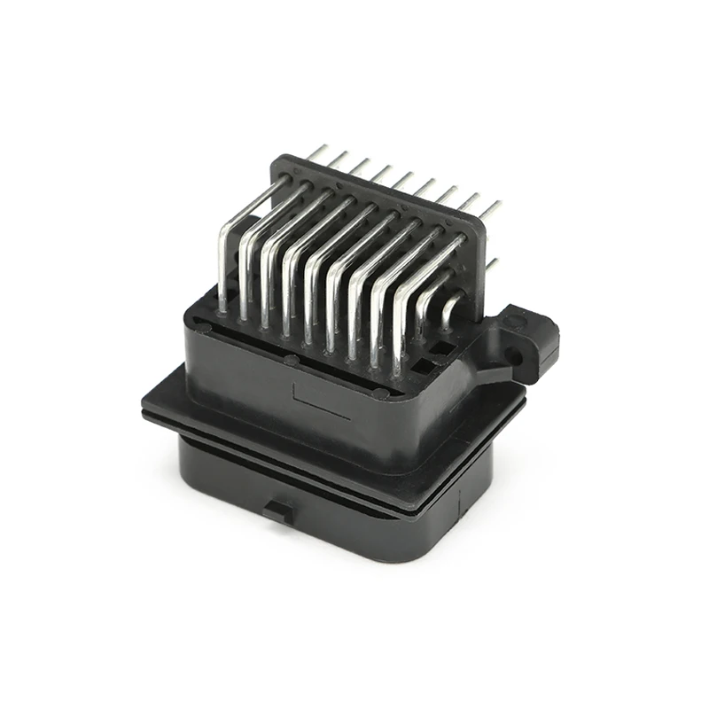 9- 6437287 -Conector automotivo à prova d'água da série 9 AMP, 26 pinos, slot para 4 cartões, conector de assento com pino dobrado