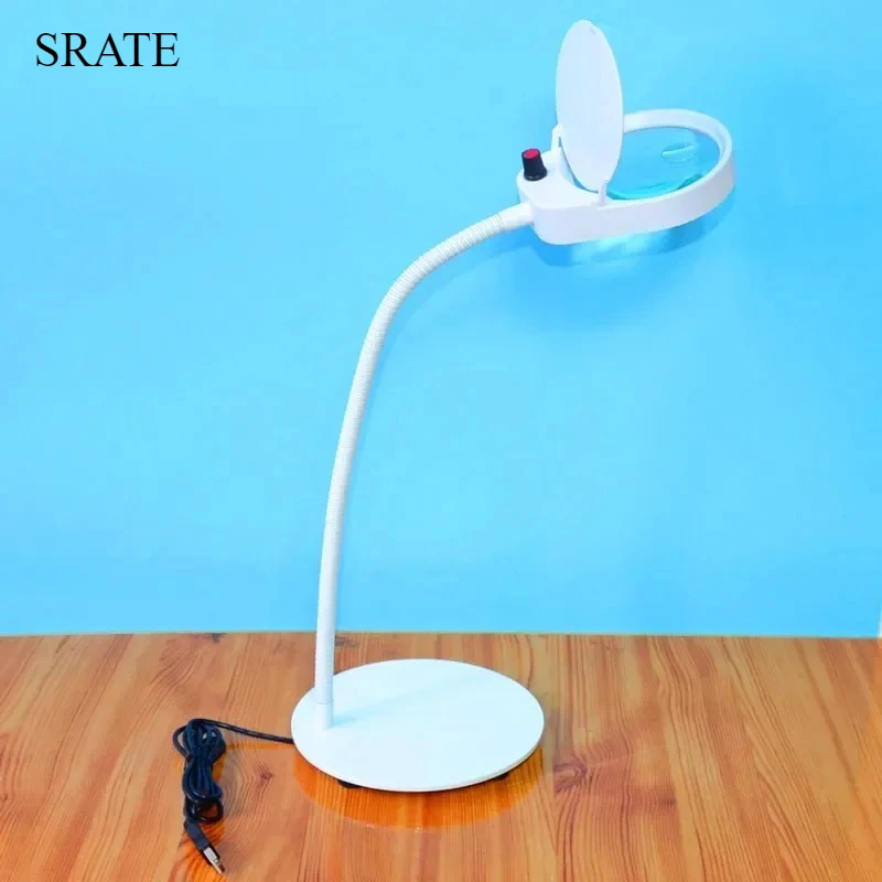 

Увеличение 10x 3x с подсветкой для пожилых людей, увеличительное стекло для чтения со светодиодной подсветкой, гибкая настольная лупа, настольная лампа, лупа