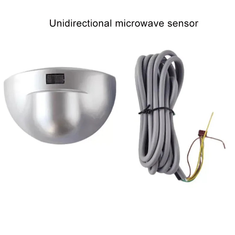 UniDirectional Microwave sensor Human Presence Detector Safety Door Sensor Auto Open For Automatical Gate Commercial Entrance