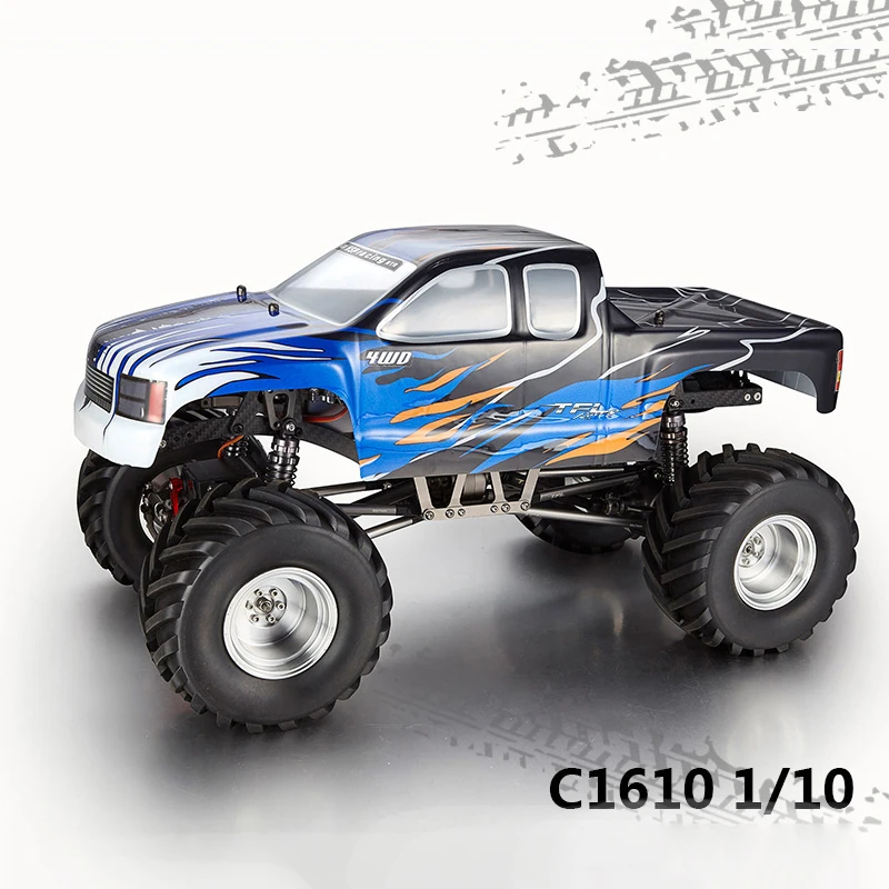 

1/10 Metal Chassis TFL RC Racing Crawler Radio Control Car C1610 CNC KIT With ESC Motor Outdoor Toys For Boys Gift TH05187-SMT8