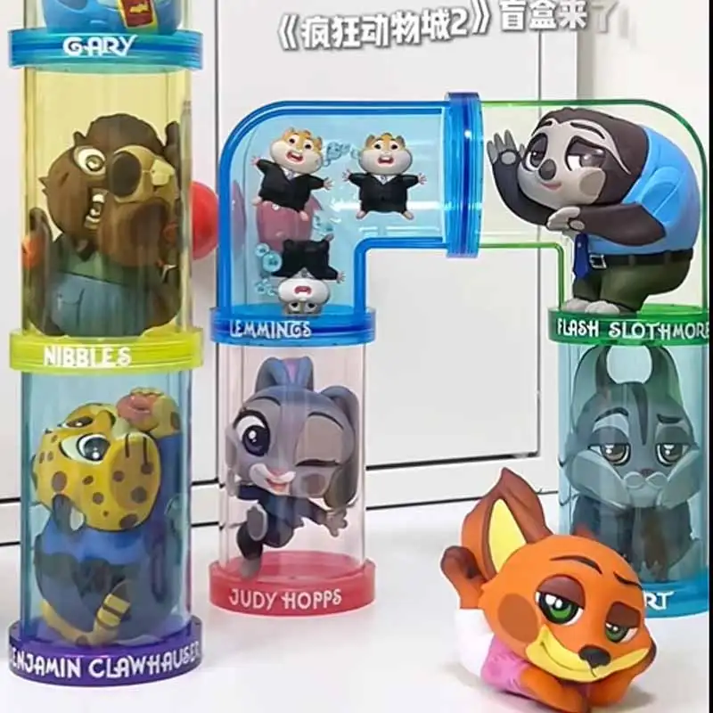 

Disney Zootopia V2 Орнамент Серия Слепая Коробка Аниме Персонаж Ник Джуди Мультфильм Милая Кукла Модные Игрушки Mystery Box Подарки-сюрпризы