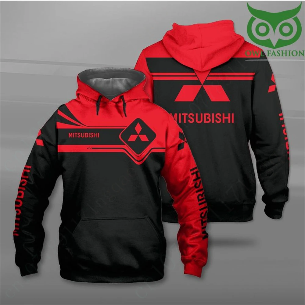 Mitsubishi Essentials Pullover Harajuku Zip Hoodies Anime 3D Printing Sweatshirt Casual Hoodies For Men Women Unisex Clothing