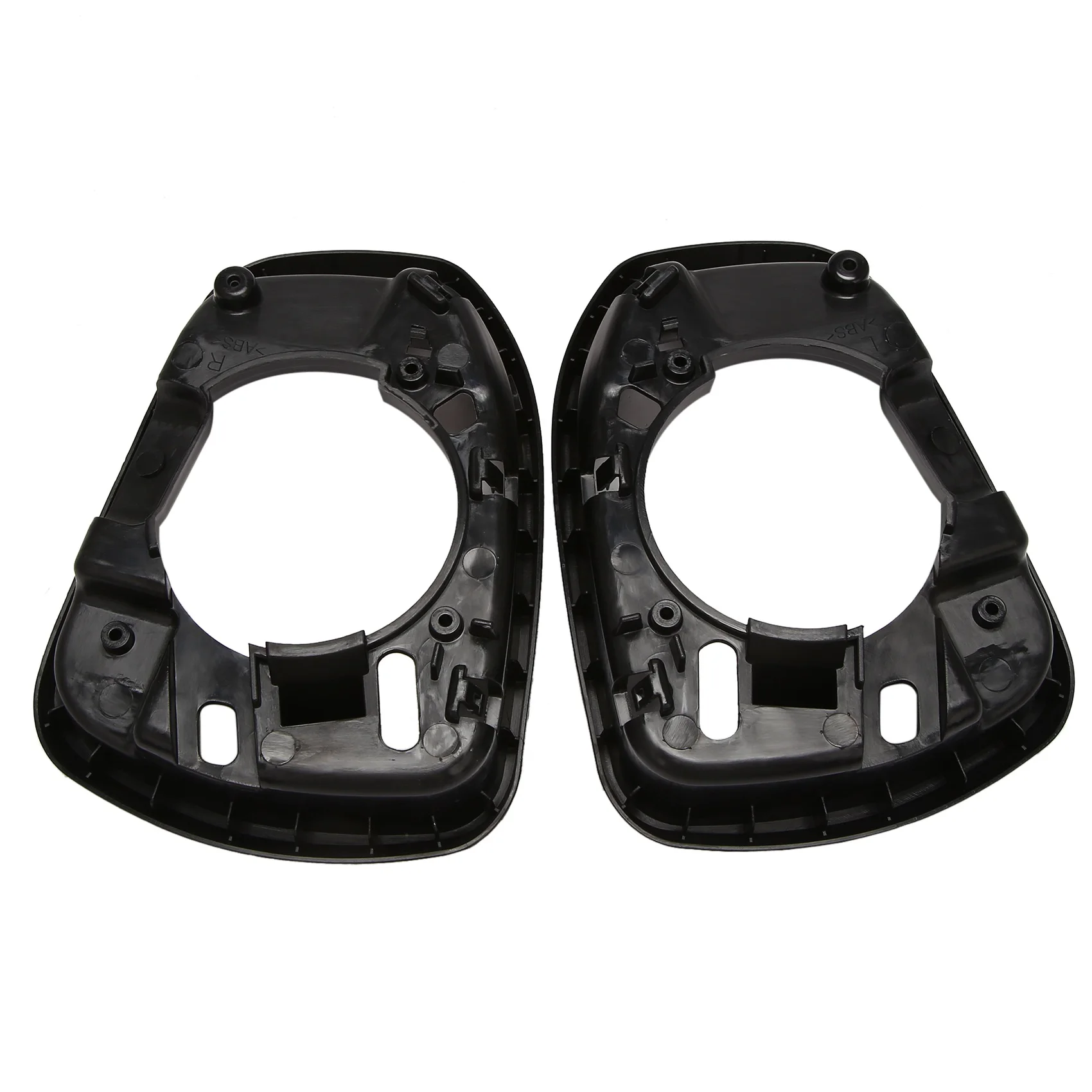 Side Mirror Frame Glass Holder Door Wing Glass Surround Trim Matte for Ford Mondeo MK5 MKV 5 V 2013-2019 Black