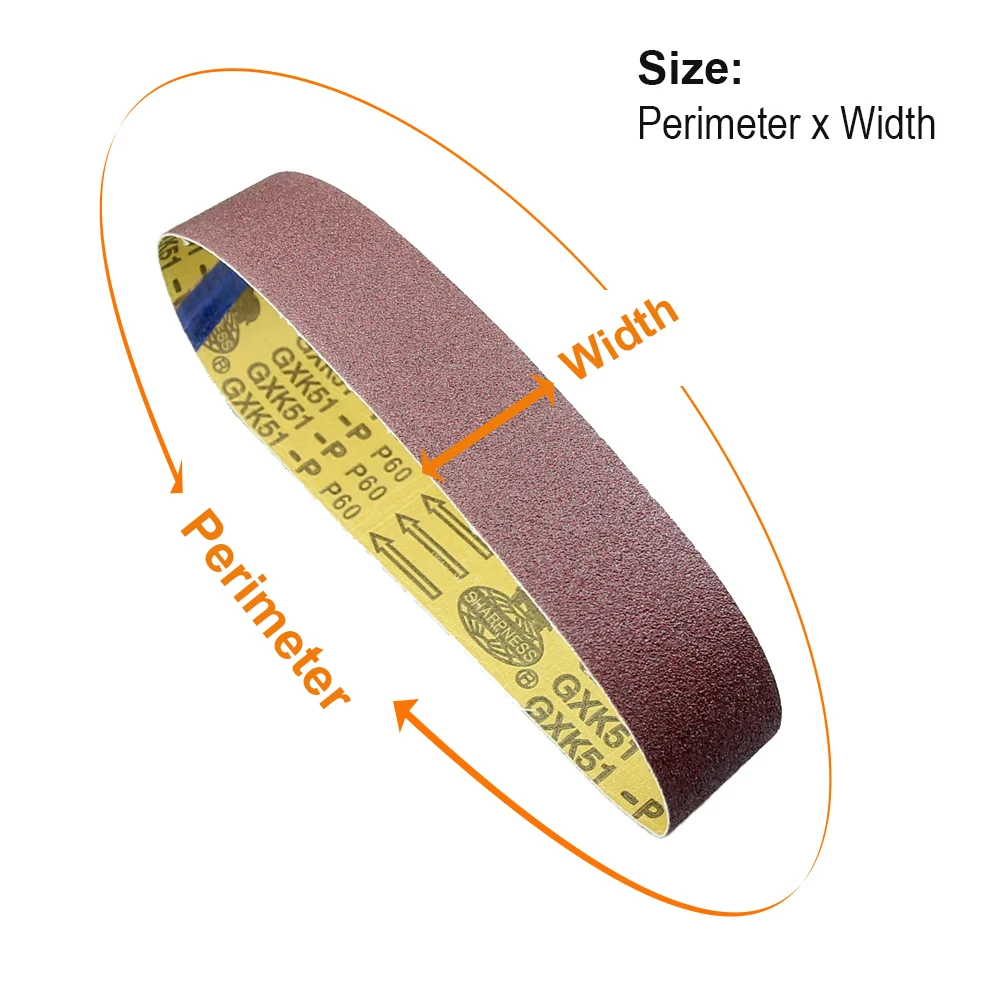 10 pieces 915x50mm Abrasive Sanding Belts 2\