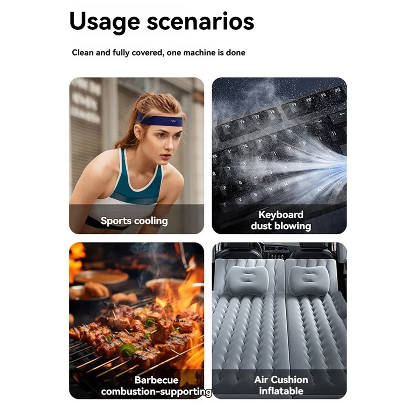 

A88X Mini Turbo Jet Fan Перезаряжаемый бесщеточный двигатель, скорость 110000 об/мин, пылесос для клавиатуры компьютера, уличного автомобиля, дома