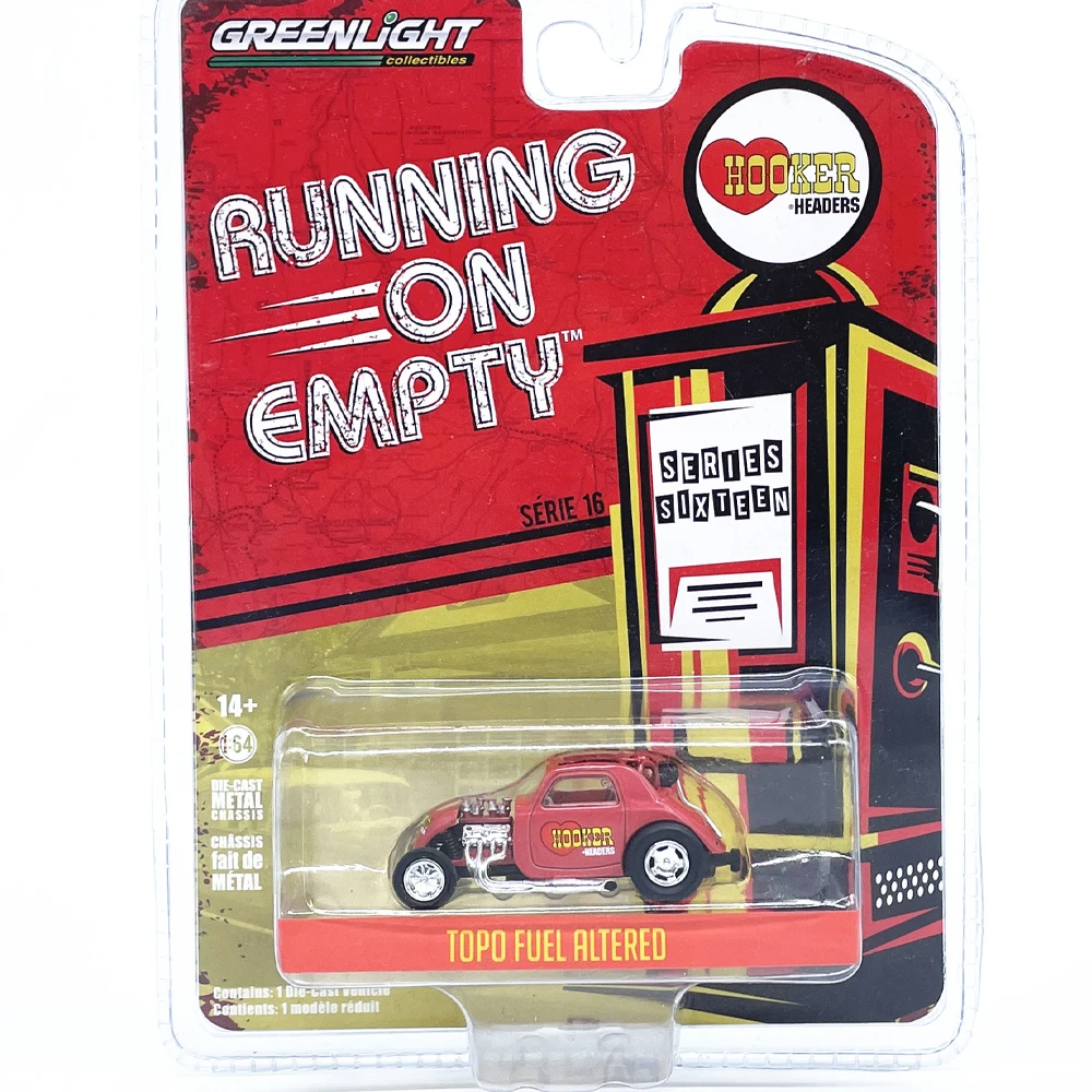 

Литой под давлением Greenlight масштаб 1:64 TOPO FUEL ALTERED модель автомобиля из сплава Коллекционная игрушка в подарок сувенир дисплей орнамент