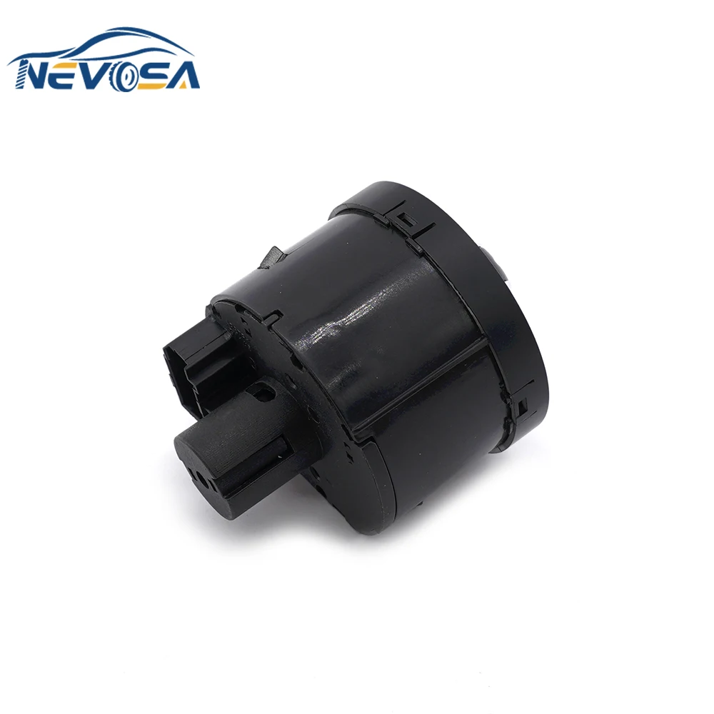 5ND941431A Chrome Car Headlight Switch Fog Lamp Light For VW Golf 5 6 Passat B6 Amarok ALHAMBRA Control Key Button Knob 10Pins