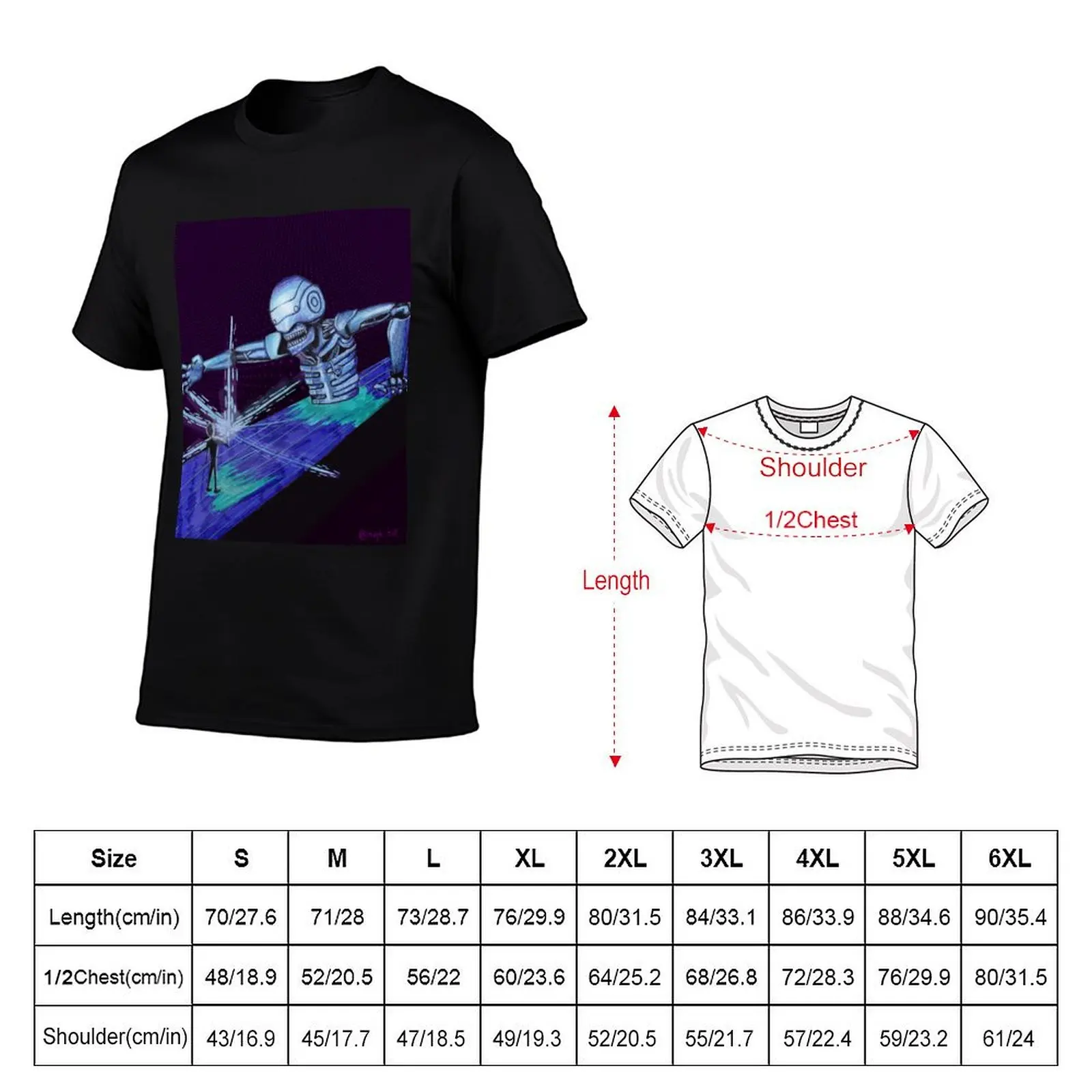 Muse- Murph Simulation Theory T-Shirt Minimalist Plain Crew Neck T-Shirt