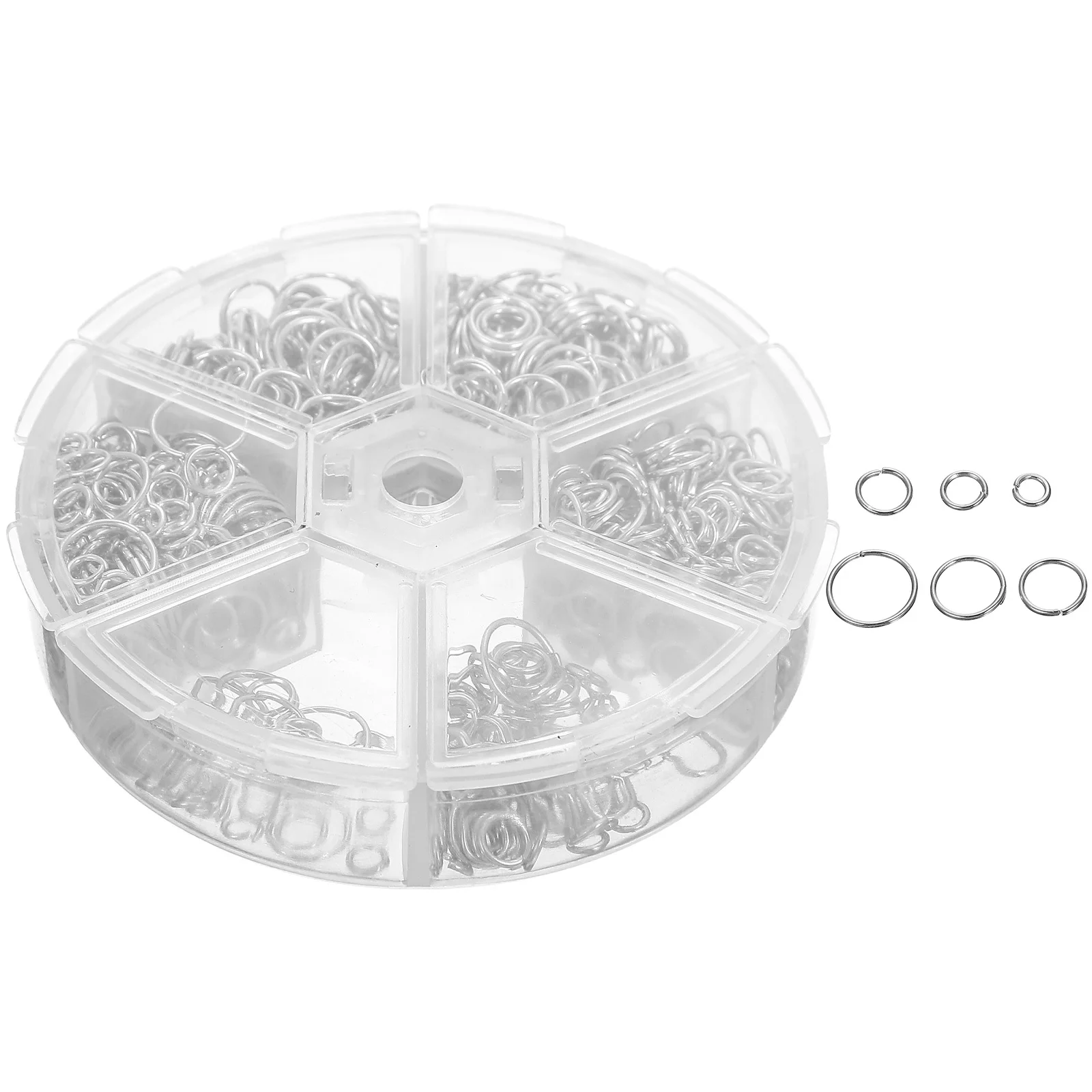 1390 قطعة حلقات الانتقال المفتوحة الفضة ربط الدوائر لصنع المجوهرات عقد دي اي واي سوار قلادة صياغة الإمدادات