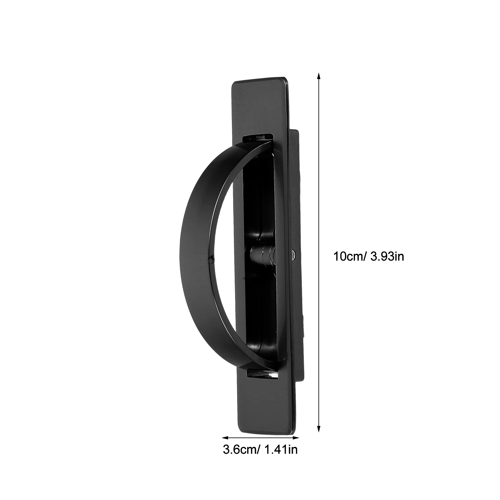 مقبض أثاث مخفي درج غير مرئي سحب سبائك الزنك الحديثة لغرفة النوم خزائن المطبخ خزانة مقبض غير مرئي #3