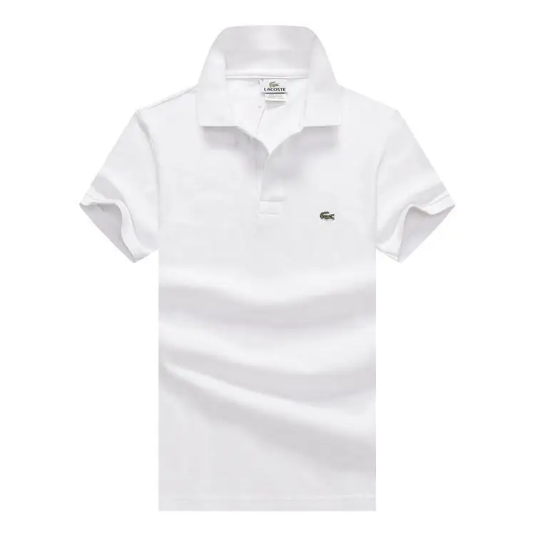 Camisa polo masculina casual bordado de cervos, manga curta, alta quantidade, marca