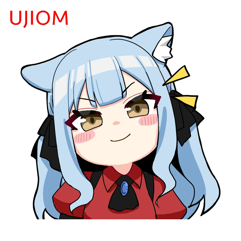 UJIOM Sakiko Togawa Cat Ears Wall Sticker Delicate Fashionable Enchanting Customizable Decal Sunscreen Air Conditioner Decor