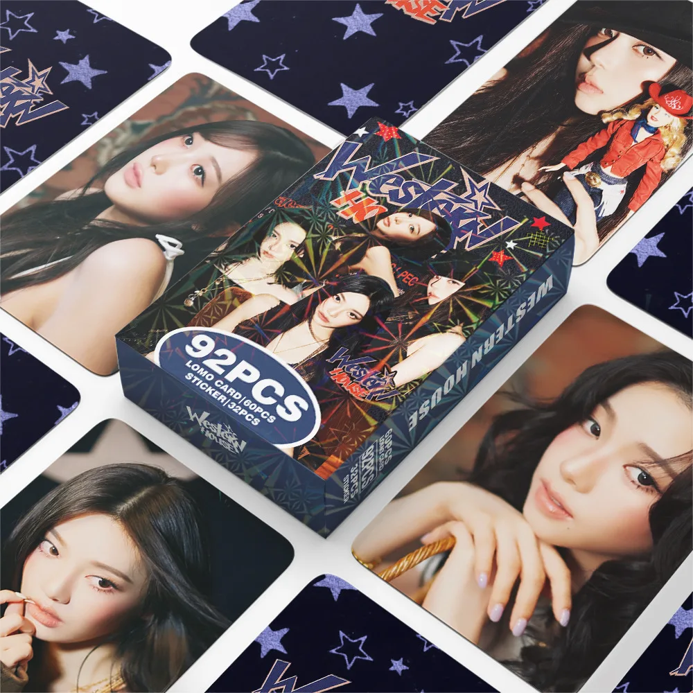 

Набор фотокарточек AESPA WESTEKN HOUSE, 92 шт., Lomo-карточки, коллекционные фотокарточки, карточки с принтами для фанатов