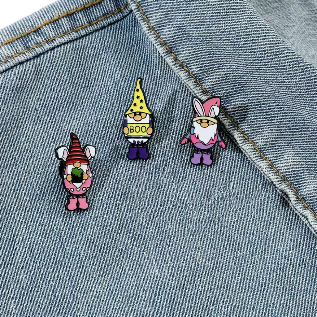 

3pcs Cartoon Christmas Pins Brooch Set Enamel Lapel Pin Clothing Backpack Decoration DIY Accessories Gift