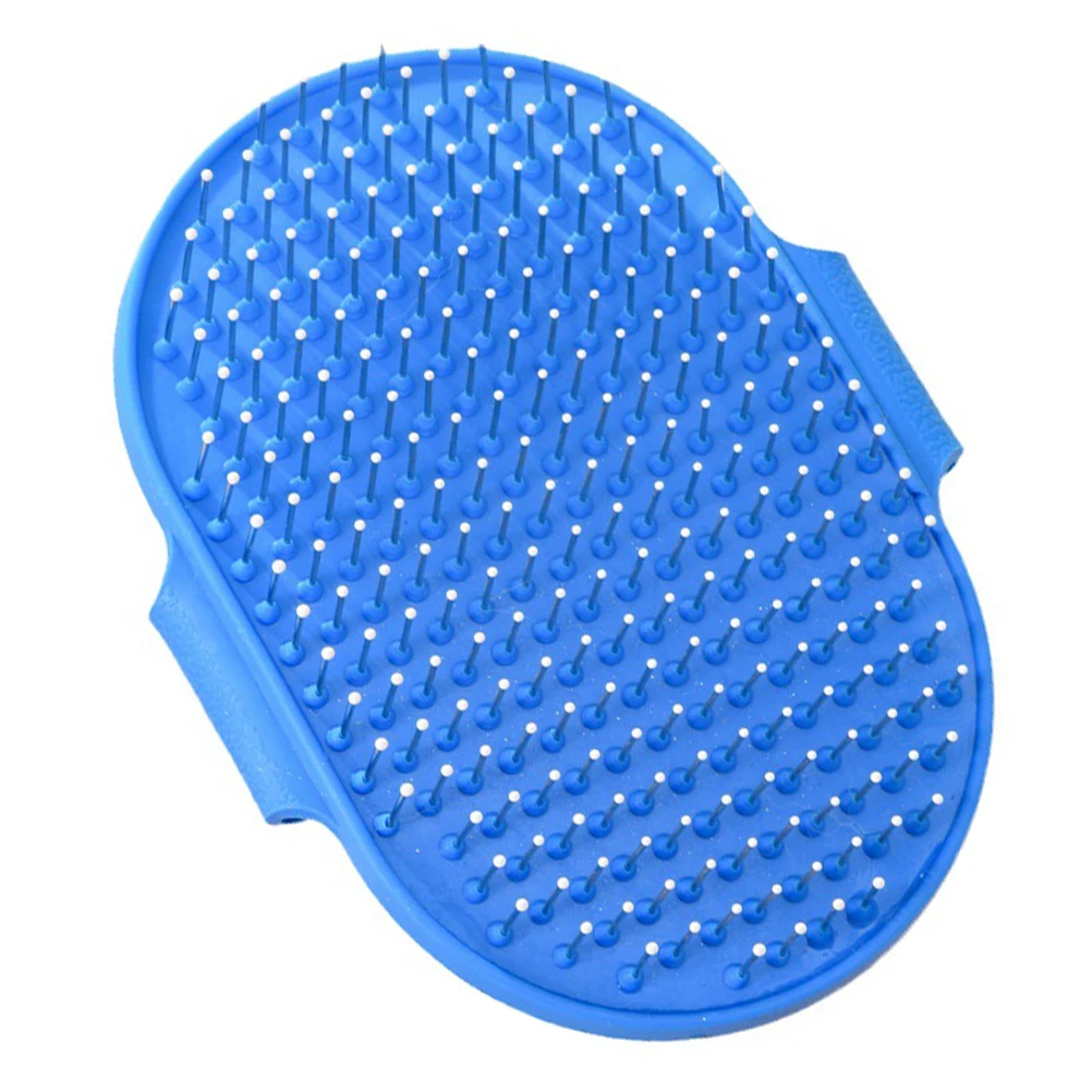 

Pet Cleaning Gloves Blue Pet Massager For Dog Bath Brush for Dogs Cat Grooming Deshedding Scrubber Dog Accessories