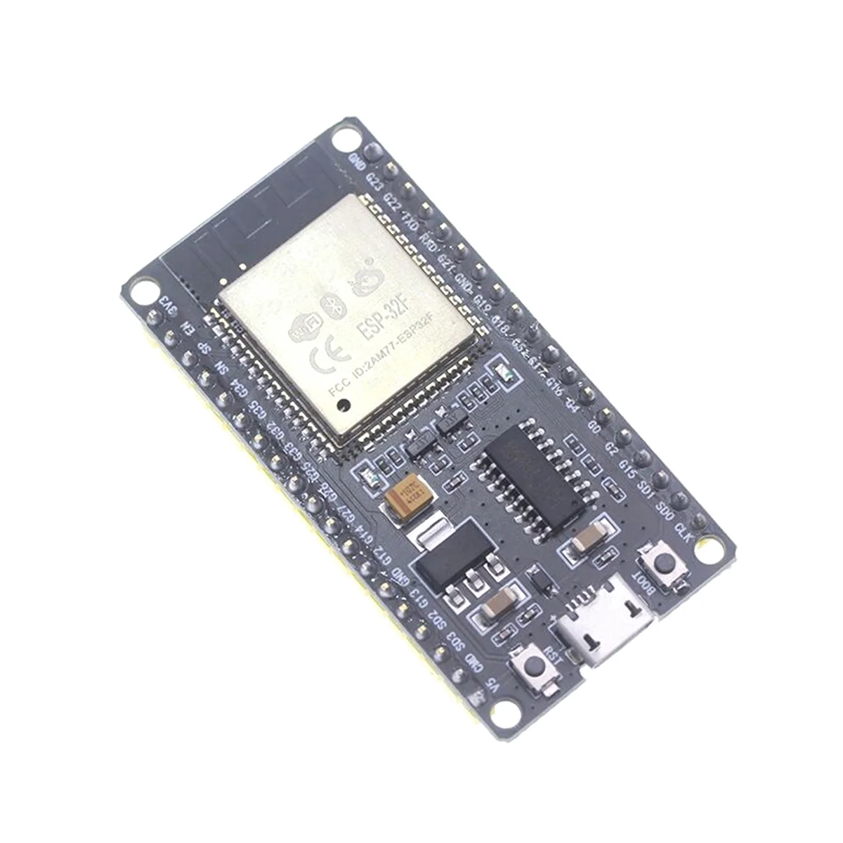 Макетная плата ESP32F, плата для разработки модуля CH340, с беспроводным драйвером, Wi-Fi, Bluetooth, с OLED ЖК-экраном 0,96 дюйма