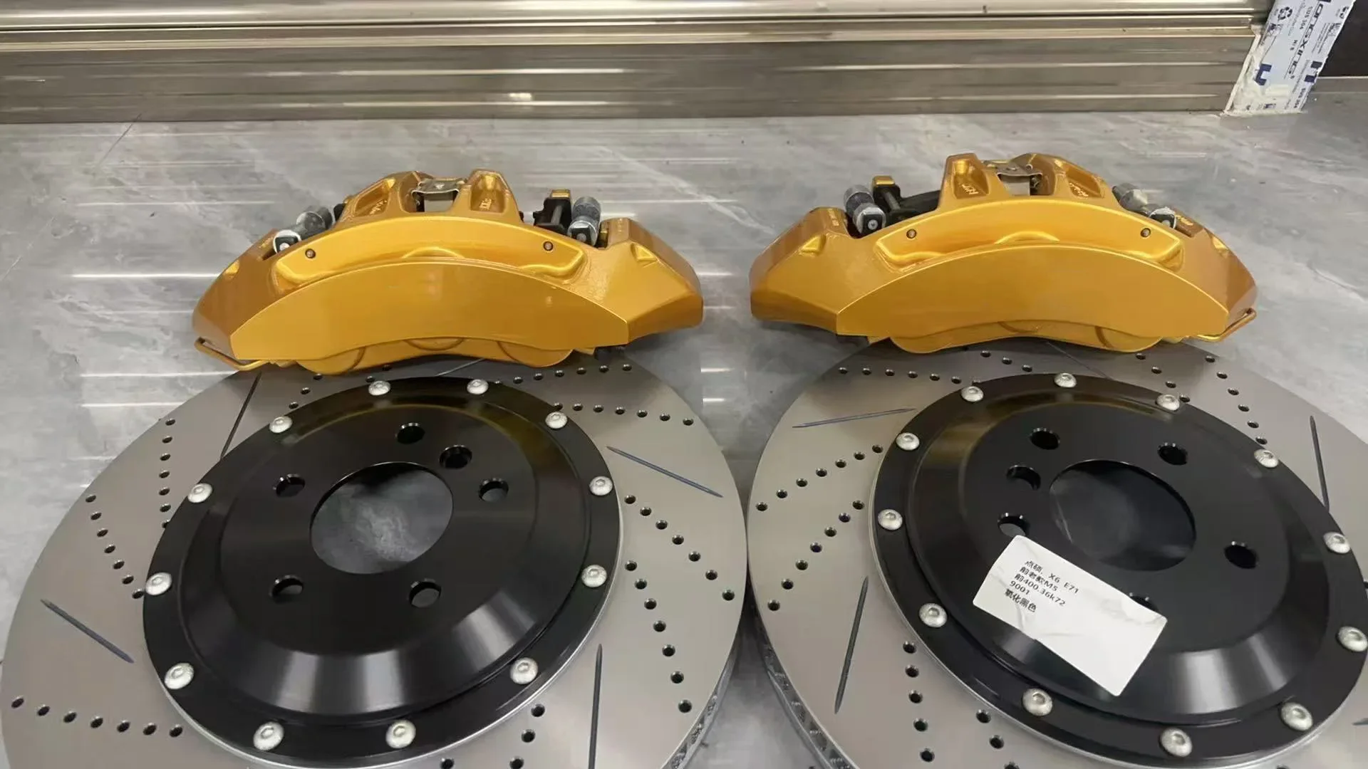 High-performance Brake Caliper Kit Front 6 Piston +disc 380mm and Rear 4 Piston + Disc 380mm for Model f Chassis F10/f15/f16