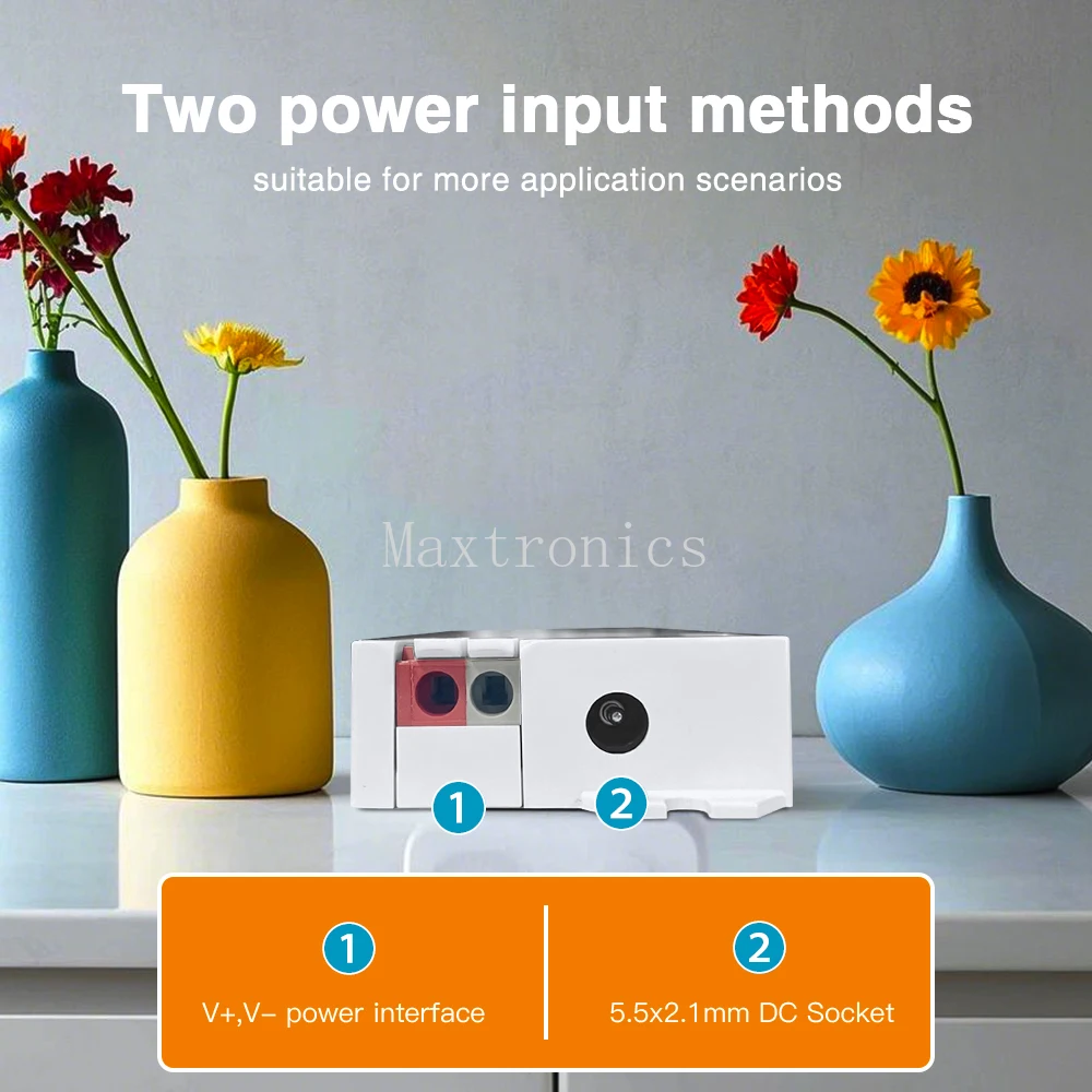 GLEDOPTO 2.4G RF LED de contrôle GL-C-214 7 Modes dynamiques 800 Pixels GL-RC-006Z télécommande 6zone pour bande LED double couleur WS2811 2812B