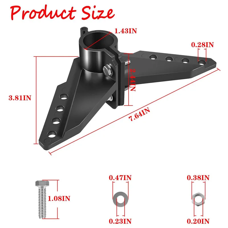 Boats Steering Triangle NK-180S Compatible with Newport Brushless Kayak Motor Kayak Trolling Motors and Other Auxiliary Motors