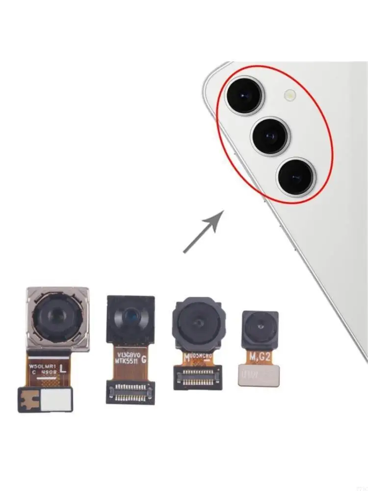 Professional Phone Camera Replacement Metal Camera Module for S24 FE -S721B Auto Concentration Lens High Clear Imaging 77JC