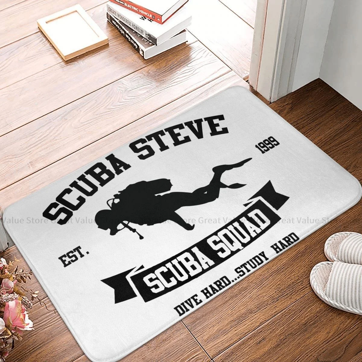 Diving Dive Bath Mat Scuba Steve Scuba Squad Doormat Kitchen Carpet Balcony Rug Home Decoration