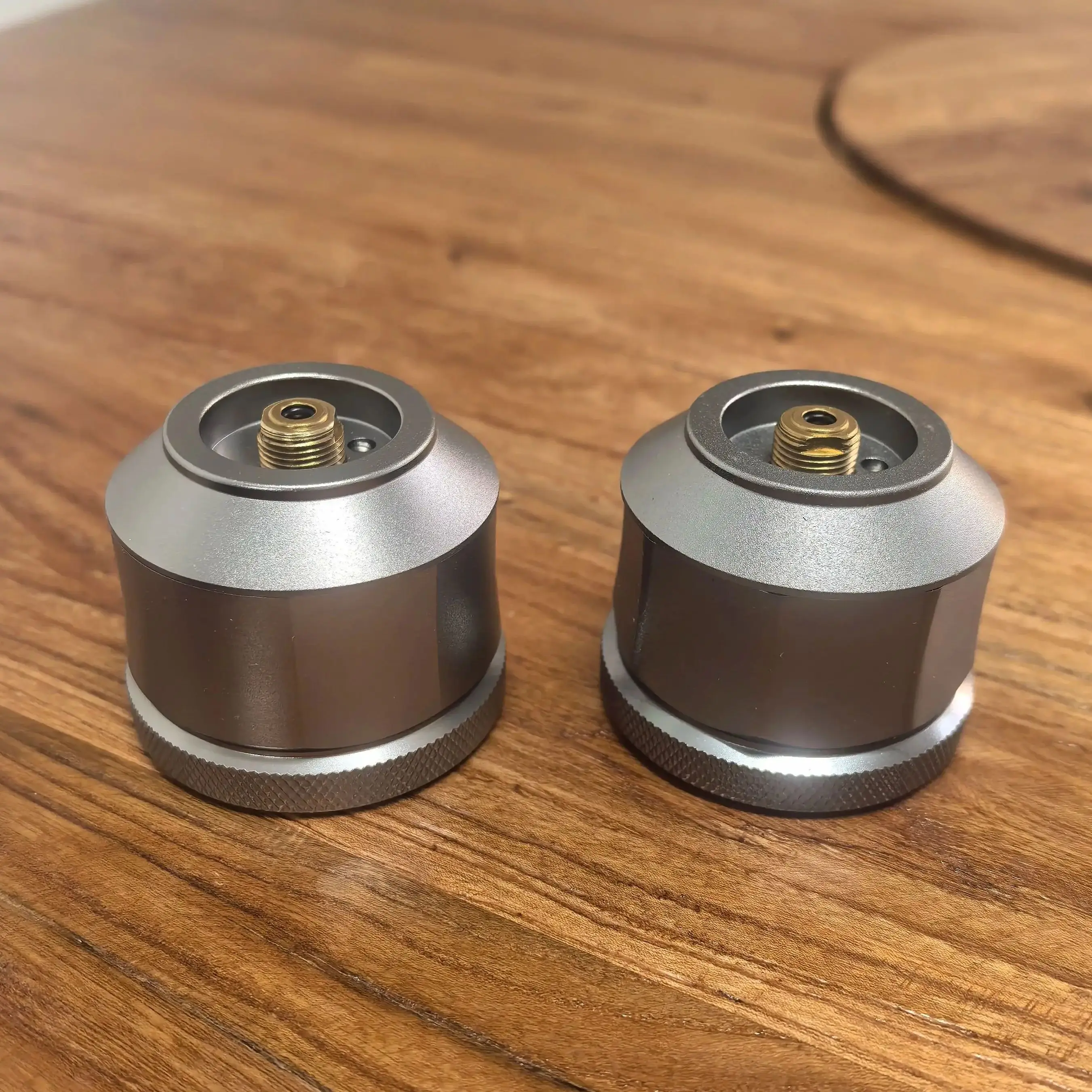 Camping-Gaslampe, Gaslaterne oder Herd, verwenden Sie einen leeren Mini-Tank