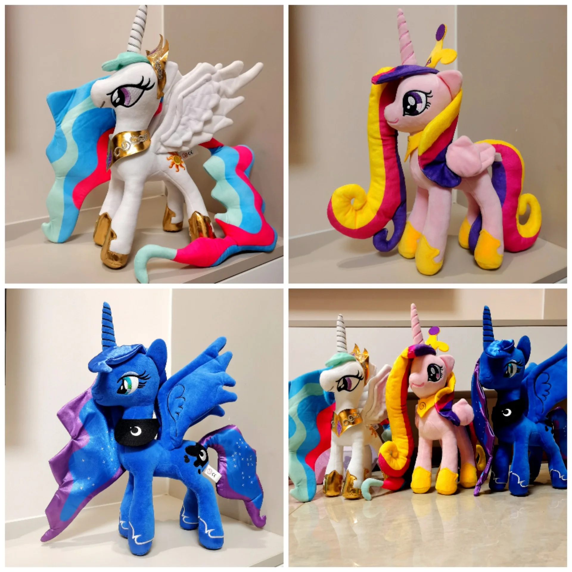 

30/35CM My Little Pony Plush Twilight Sparkle Pinkie Pie Fluttershy Rainbow Dash Toys Soft Stuffed Unicorn Toys for Kids Gift