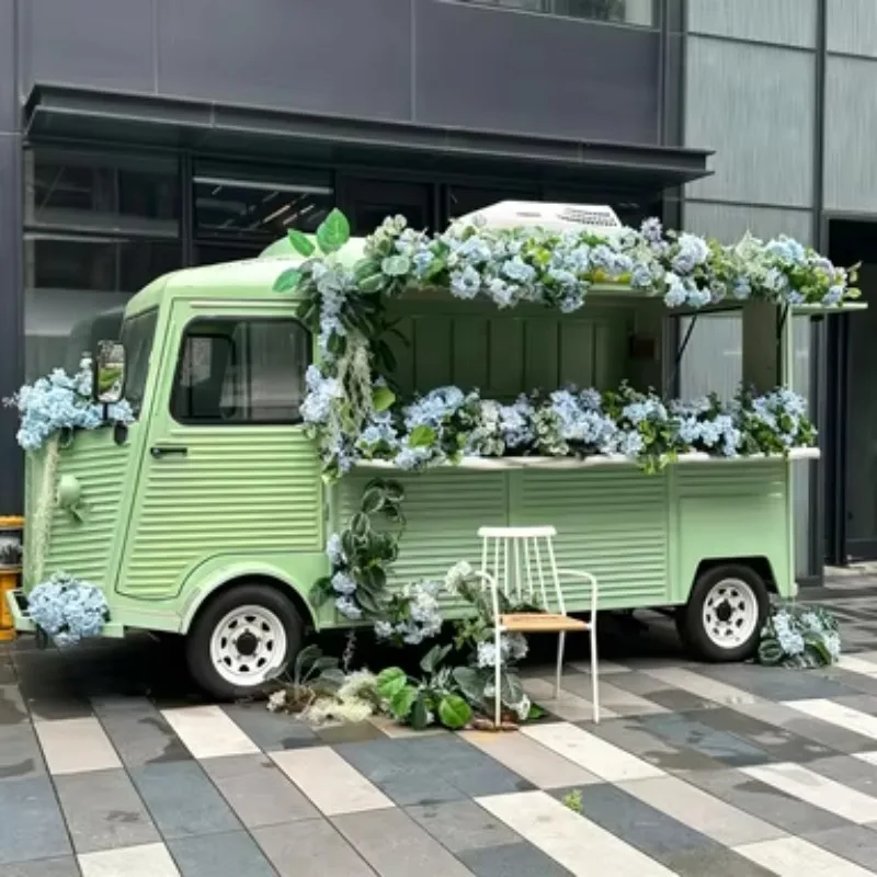Multifunction Drivable Trailers Fully Equipped Mobile Fast Food Trucks Food Truck With Full Kitchen Equipment Cheap Price