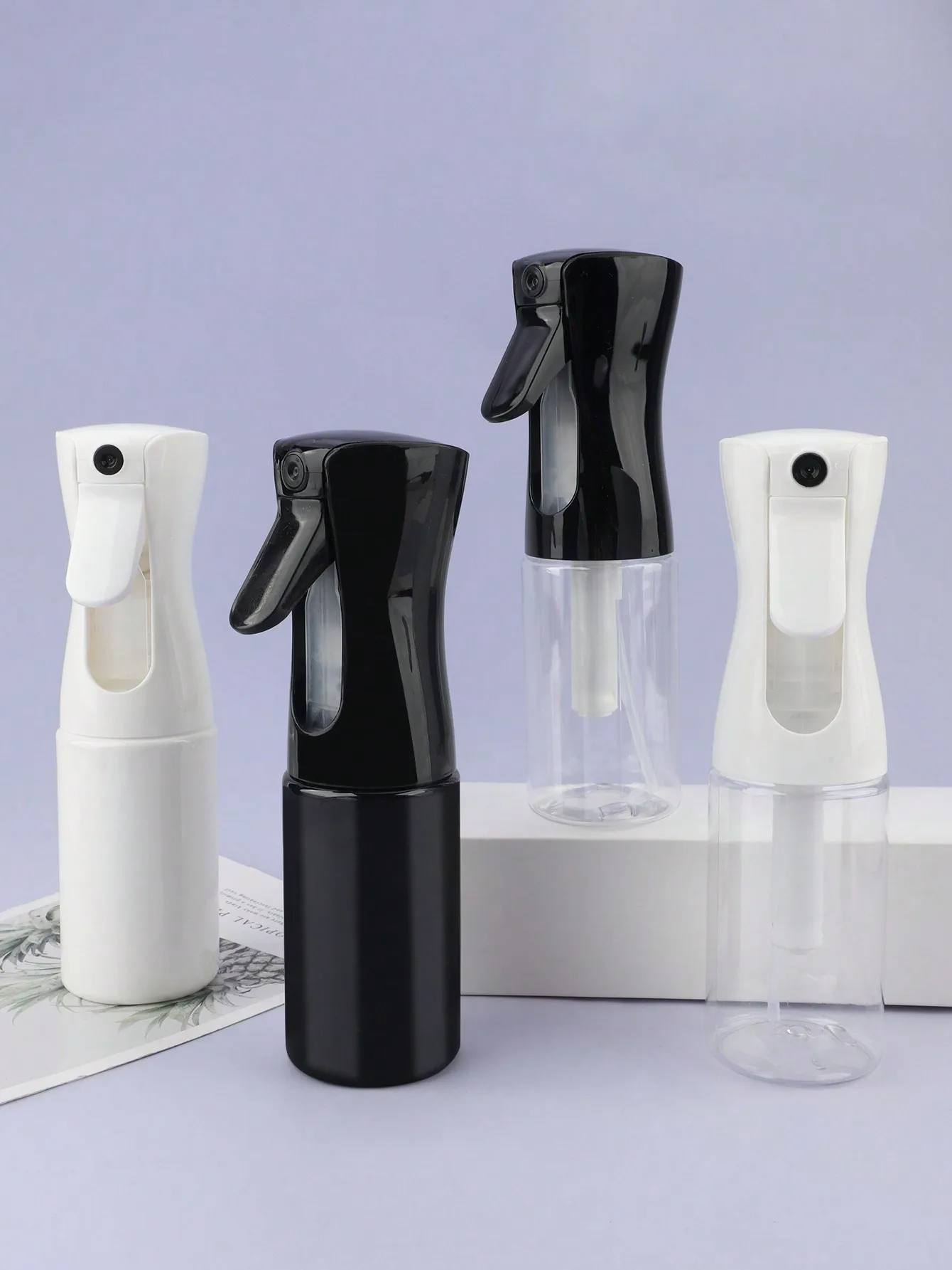 1 Pcs Continuous Fine Mist Spray Bottle Portable Refillable Hair Water Sprayer Empty Atomizer Beauty Tool