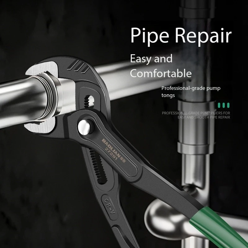 Quick Adjustable Multifunctional Pliers Wrench Large Opening Functional Pliers for Home Repair Tool Kit