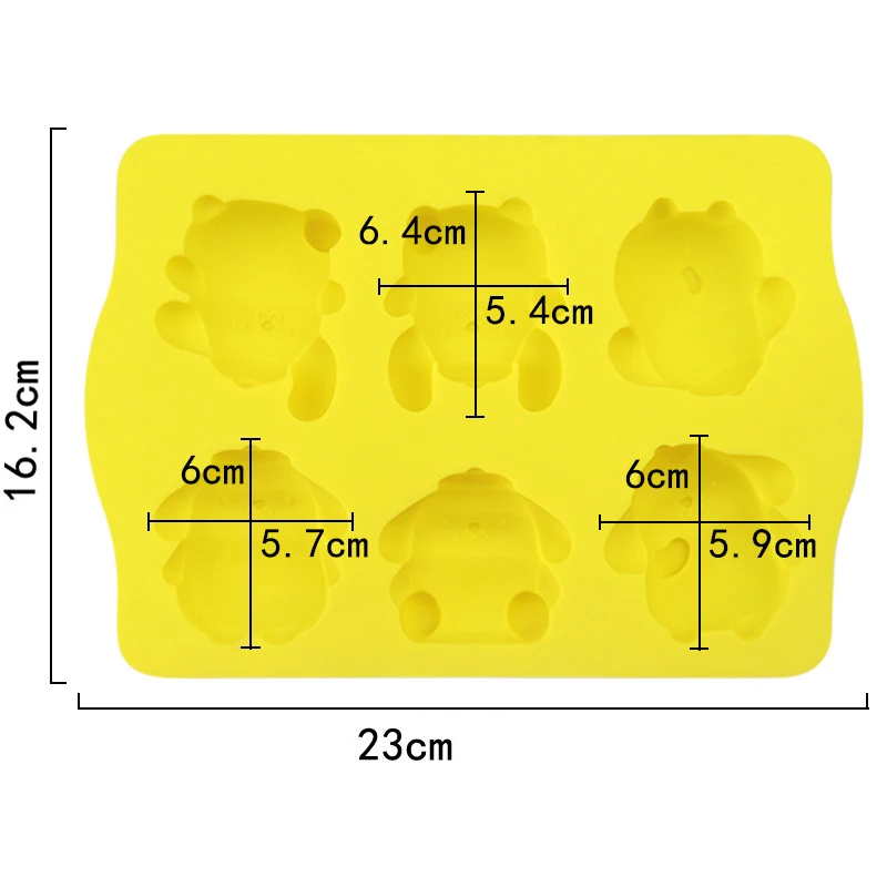 Dog Cake Silicone Mold For Baking Cartoon Soap Making Supplies Jelly Chocolate Crayon Mould Art Craft Kitchen Decoration Pastry