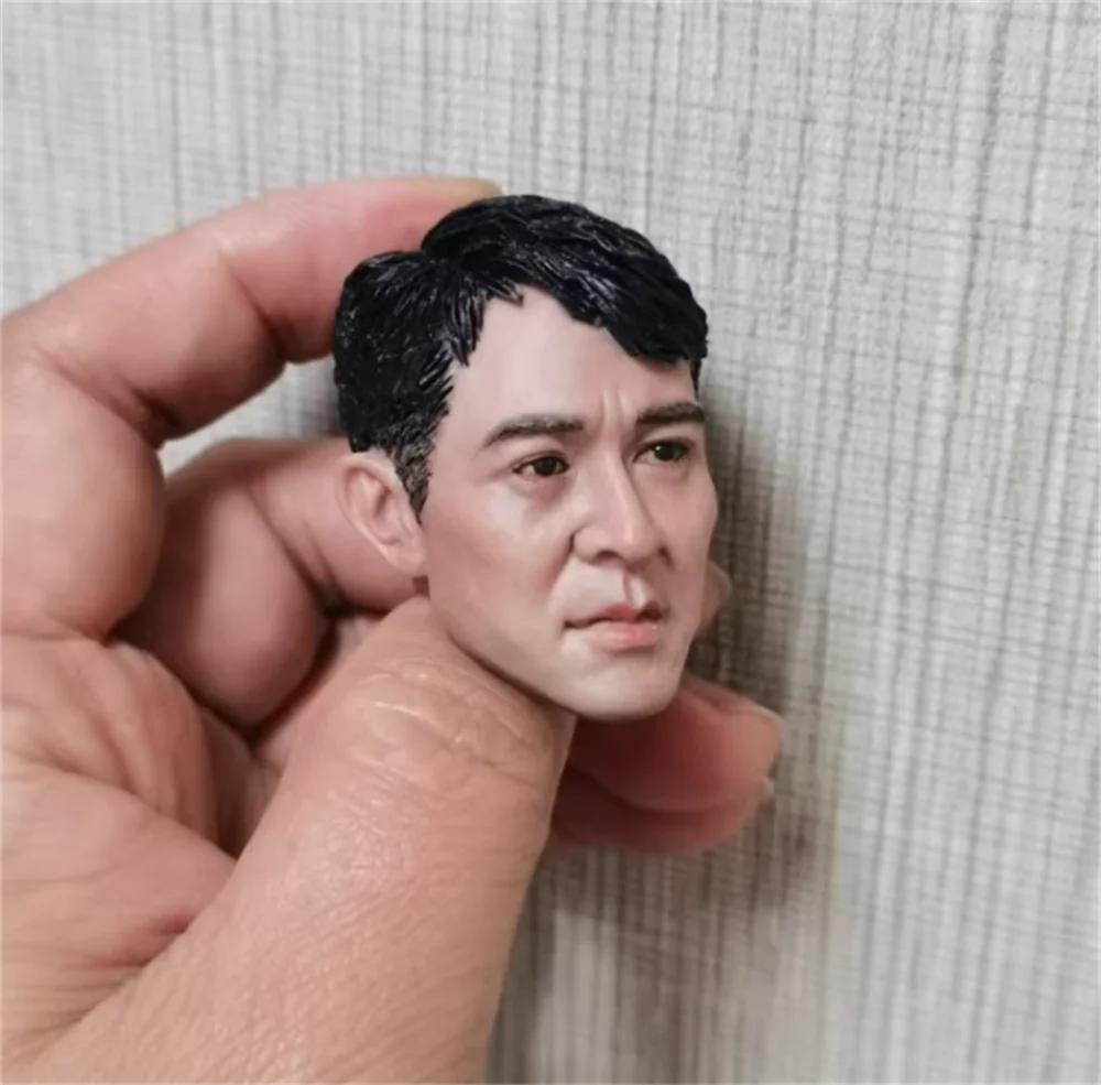 

1/6 Мужской Азиатский Кунг-Фу Jet Li Красивый Голова Жера Скульптура Резьба Игрушки Модель Для 12 "B001 BD001 Фигурка Коллекционная DIY