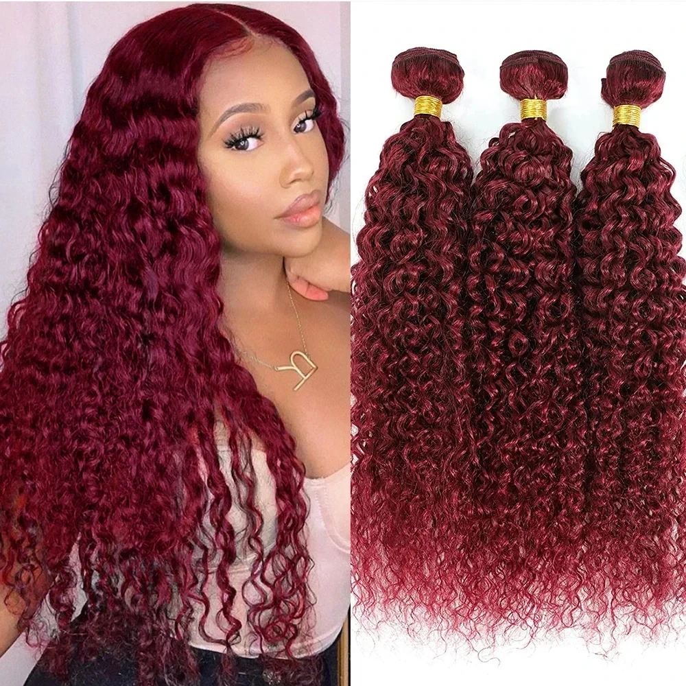 

Ombre 1b/99j Цветные вьющиеся волосы Плетение 1/3/4 Пучки 70 г Бразильские пучки человеческих волос с волнистыми волнами 100% натуральные необработанные волосы