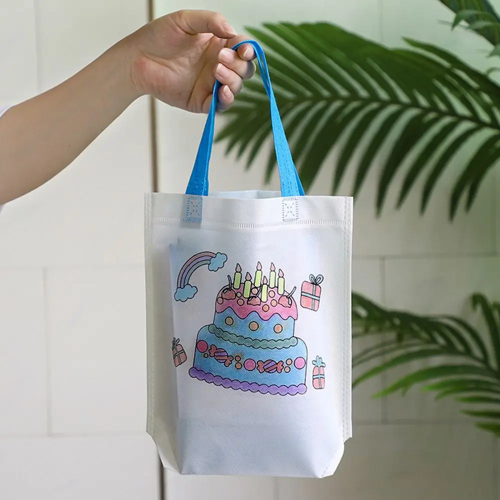 Pacote Material de Pintura DIY, Children Party Gift, Colorir Graffiti, Desenho Eco Bag