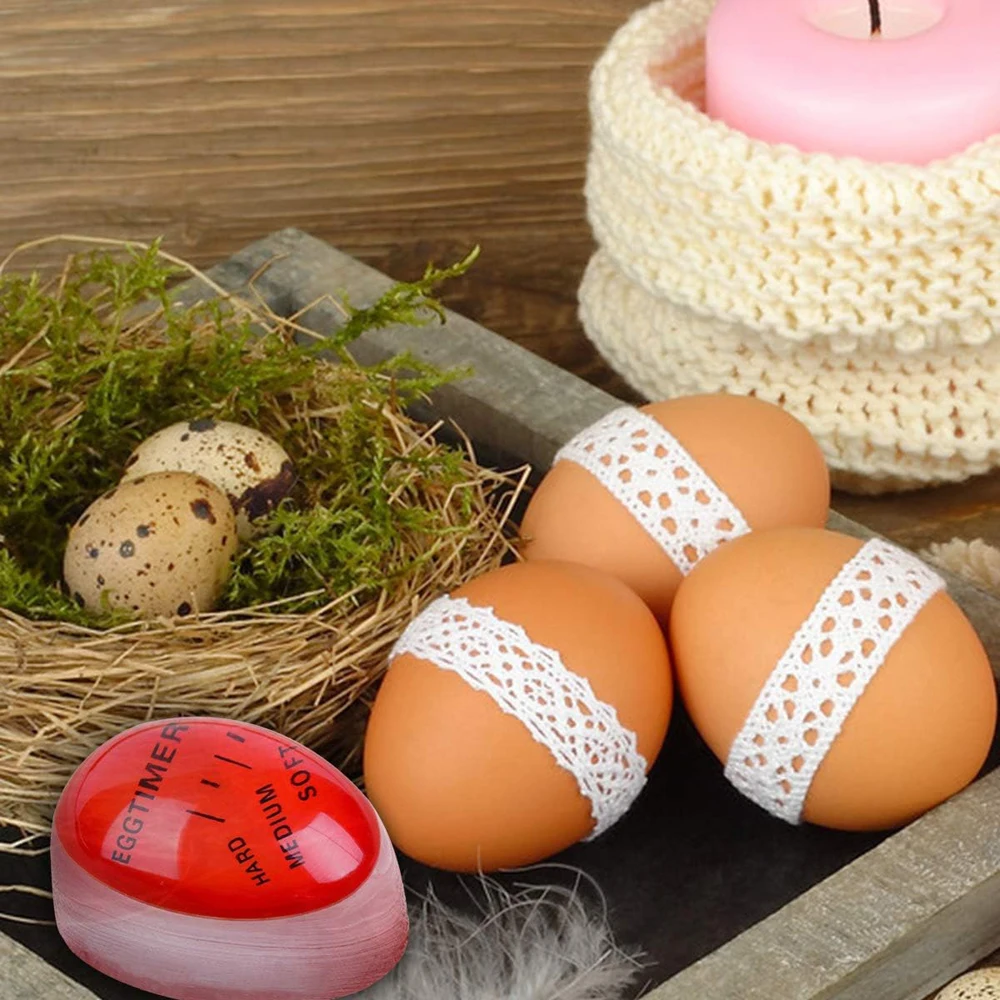 Eieruhr, Farbwechsel-Indikator, weiche, mittlere und harte, gekochte Eier, wärmeempfindlich, sicher, langlebig, Küchenhilfe, Geschenk für den Heimgebrauch – Detail 18