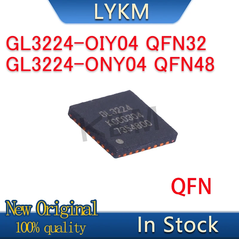 5/PCS New Original GL3224 GL3224-OIY04 QFN32 GL3224-ONY04 QFN48 USB chip In Stock