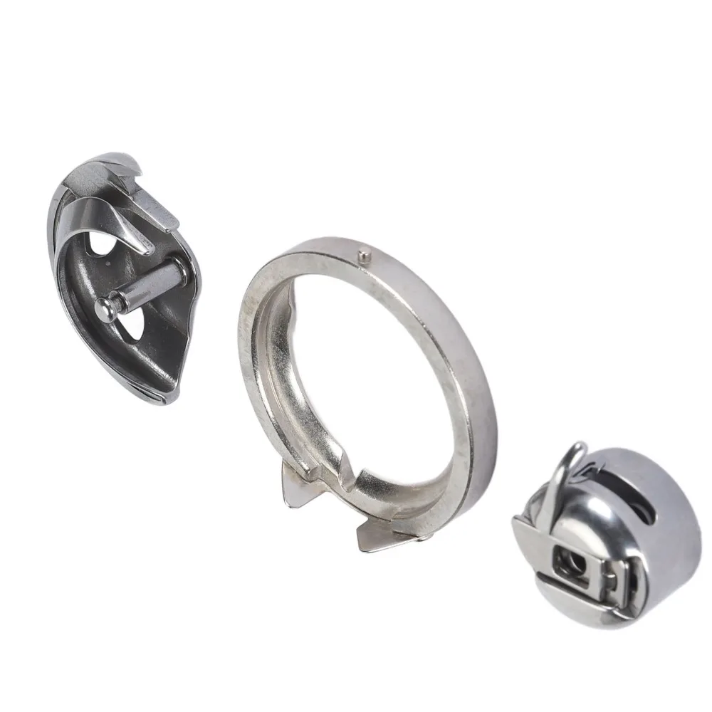 

Крючок для точной швейной машины, серебряный крючок для домашнего использования, чехол для гонок, стабильный железный чехол для шпульки, крючок для домашнего шитья