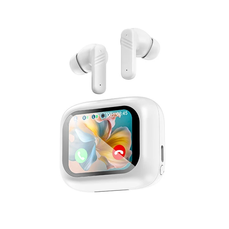 Full Touch Screen In-Ear Headphones With Active Noise Cancellation Bluetooth 5.4 Supports Applications Long Battery Life view 5