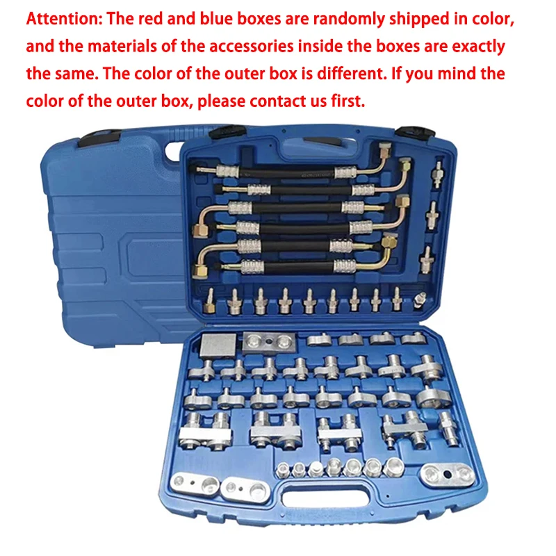 56pcs Car Leak Detection Vehicle Excavator Auto Repair Tool Air Conditioner Leak Detector Air Conditioner Compressor Condenser