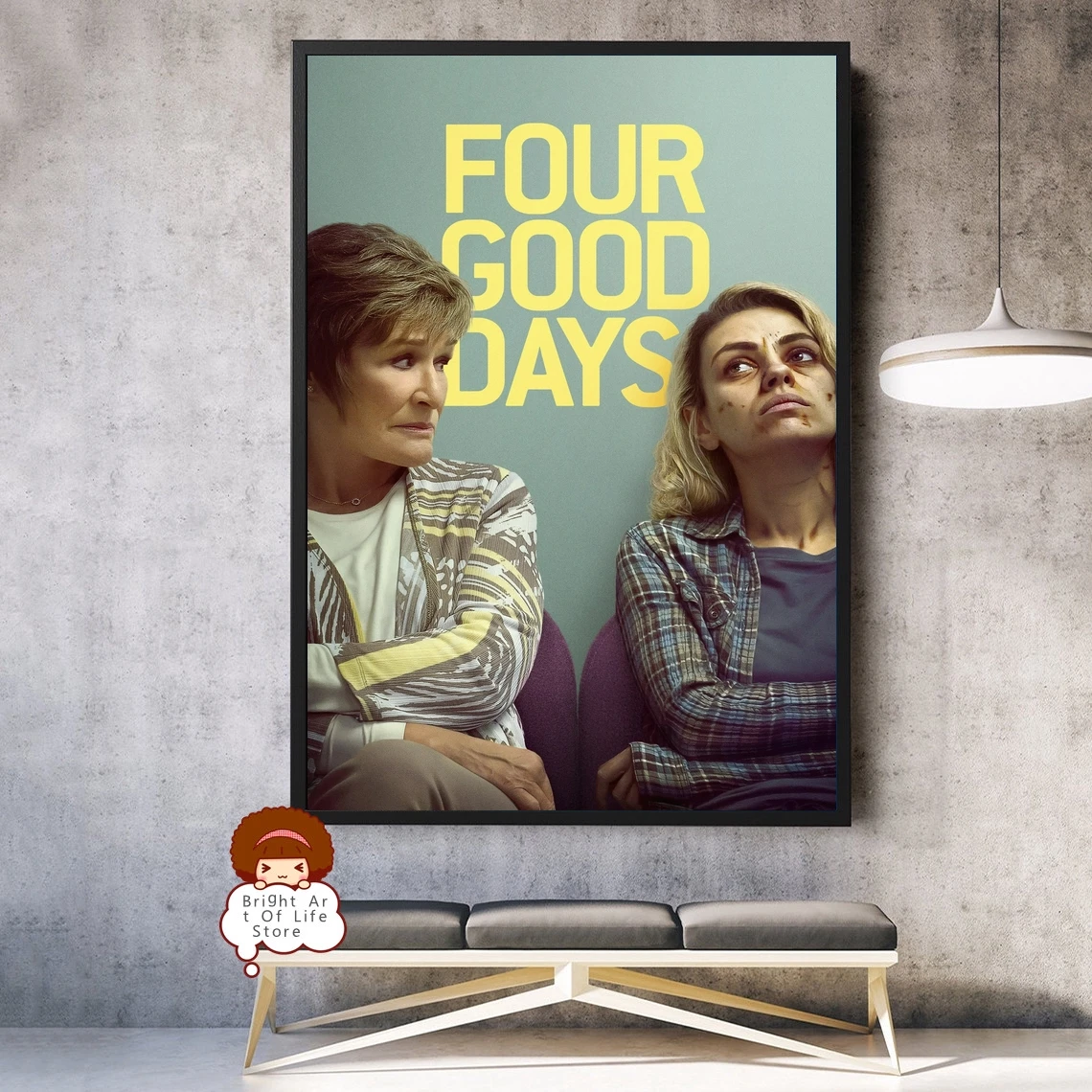 Four Good Days (2021) Movie Poster Cover Photo Canvas Print Wall Art Home Decor (Unframed)