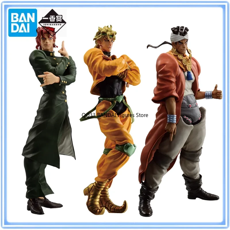 

BANDAI Ichiban Kuji JoJo's Bizarre Adventure STARDUST CRUSADERS Dio Brando Jan Pierre Polnareff Joseph Joestar Figures Model